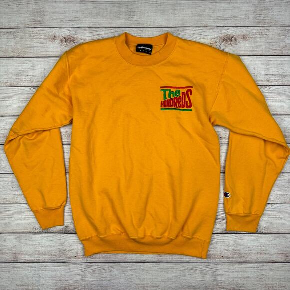 The Hundreds Other - The Hundreds X Champion Yellow Crewneck Sweatshirt